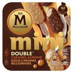 Mini bombón helado caramelo Double Magnum 6 ud.