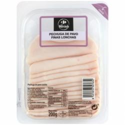 Pechuga de Pavo en finas lonchas Carrefour El Mercado 200 g