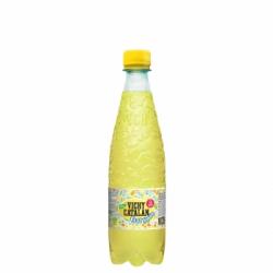 Agua mineral con gas Vichy Catalán natural sabor limón 50 cl.