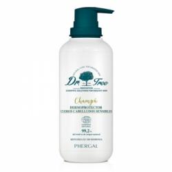 Champú dermoprotector para cueros cabelludos sensibles ecológico Dr. Tree 400 ml.