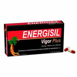 Complemento alimenticio en cápsulas Energisil Vigor Plus 30 ud.