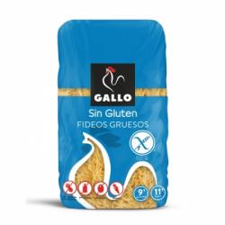 Fideos gruesos Gallo sin gluten 450 g.