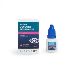 Gotas para los ojos secos hidratantes Pharmaset 10 ml.