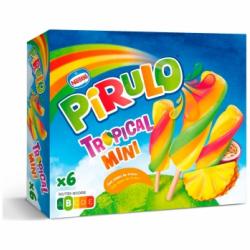 Helado Pirulo mini tropical Nestlé sin gluten 6 ud.