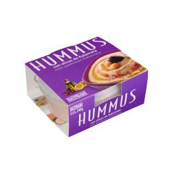 Hummus de garbanzos Hacendado con olivas de kalamata Tarrina 0.24 kg