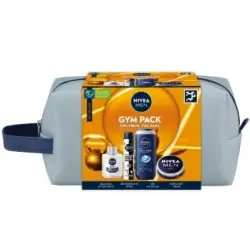 Pack Gym Nivea Men: Gel de ducha 250 ml., After shave 100 ml., Desodorante 200 ml. y Crema men 75 ml.