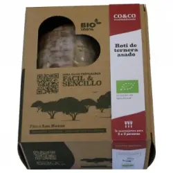 Roti de ternera asado ecológico CO&CO Frescoycocinado 500 g
