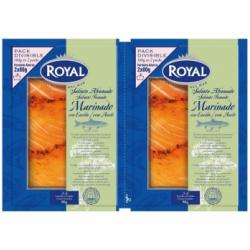 Salmón ahumado marinado con eneldo Royal pack de 2 unidades de 80 g.