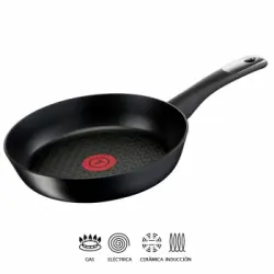 Sartén Antiadherente Titanium Tech+ de Aluminio TEFAL So Pro 24 cm