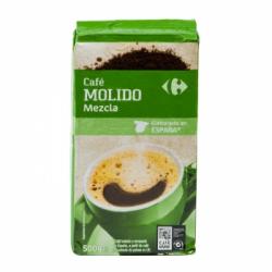 Café molido mezcla Carrefour 500 g.