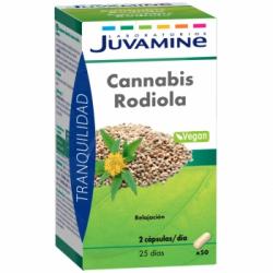 Cannabis sativa rhodiola Relajación Juvamine 50 ud.