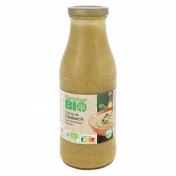 Crema de calabacín ecológica Carrefour Bio 500 ml.