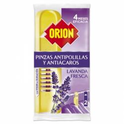 Pinza antipolillas para armarios aroma lavanda fresca Orion Protección Total 2 ud.