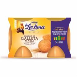 Postre delicias de galleta María Nestlé La Lechera pack de 2 unidades de 125 g.