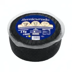 Queso mezcla semicurado Hacendado Pieza 3 kg