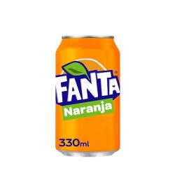 Refresco Fanta naranja Lata 330 ml