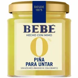 Untable de piña Bebé sin azúcar añadido 230 g.