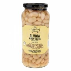 Alubia riñón cocida categoría extra De Nuestra Tierra 400 g.