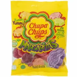 Caramelos blandos con sabor a frutas Margaritas Chupa Chups sin gluten 150 g.