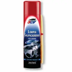 Limpia Salpicaderos 3Cv Aroma Coche Nuevo + Gamuza