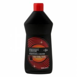 Limpiador de vitrocerámica e inducción en crema Carrefour 500 ml.