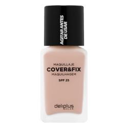 Maquillaje fluido Cover & Fix Deliplus 02 beige rosado  0.03 ud