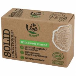 Acondicionador sólido ecológico Green Carrefour Soft 50 g.