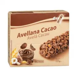 Barritas de cereales avellana y cacao Hacendado