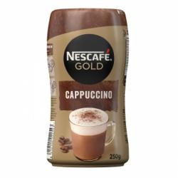 Café soluble cappuccino Nescafé Gold 250 g.