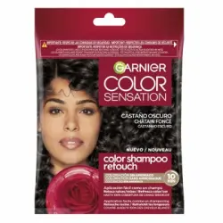 Champú retoque color castaño oscuro Garnier Color Sensation 40 ml.