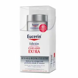 Crema facial para pieles secas rellenador de arrugas Hyaluron Filler Eucerin 50 ml.