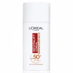 Fluido hidratante anti-UV SPF50+ diario con vitamina C Revitalift Clinical L'Oréal Paris 50 ml.