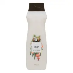 Gel de baño coco y lichi Deliplus piel normal Botella 0.75 100 ml