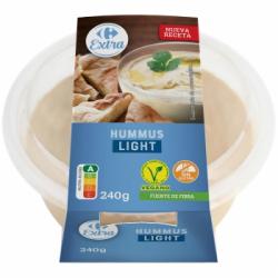 Hummus light Carrefour Extra sin gluten 240 g