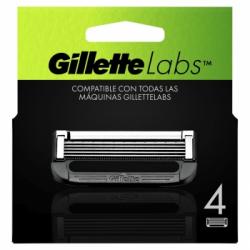 Recambios maquinilla Labs Gillette 4 ud.