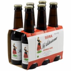 Sidra La Asturiana pack de 6 botellas de 25 cl.