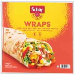 Wraps Schär sin gluten y sin lactosa 160 g.