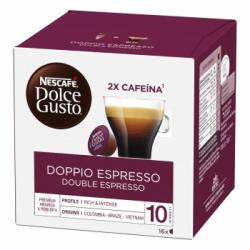 Café doppio espresso en cápsulas Nescafé Dolce Gusto 16 ud.