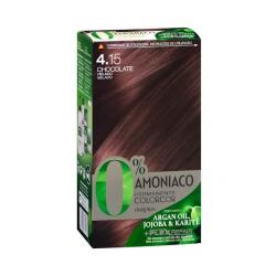 Coloración permanente 4.15 chocolate helado Deliplus 0% amoníaco Caja 1 ud