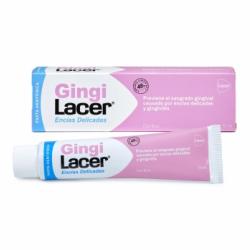 Dentífrico de uso diario que previene el sangrado gingival causado por encías delicadas y gingivitis Gingilacer 75 ml.