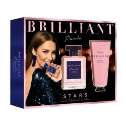 Estuche Paula Echevarría Brilliant: agua de colonia 100 ml y crema de manos 50 ml.