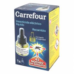 Insecticida eléctrico antimosquitos líquido recambio Carrefour 1 ud.