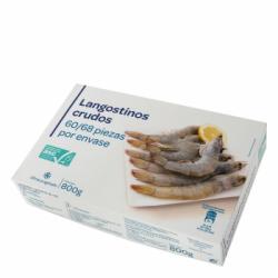Langostinos crudos 800 g.