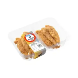 Solomillos de pollo marinados empanados sin gluten Bandeja 0.465 kg