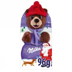 Surtido de chocolates Choco Milka Peluche Navidad 96 g.