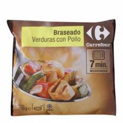 Braseado Verdura con pollo Carrefour 450 g.