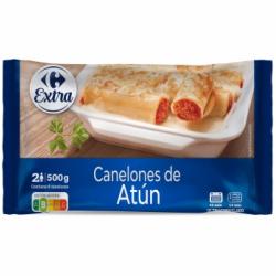 Canelones de atún Carrefour 500 g.