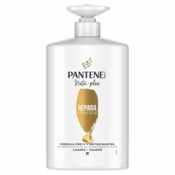 Champú repara & protege fórmula Pro-V con antioxidantes para cabello débil y dañado Nutri Pro-V Pantene 1000 ml.