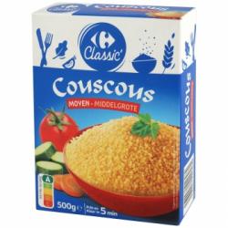 Couscous mediano Classic Carrefour 500 g.