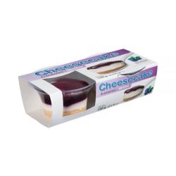 Cheesecake con arándanos Hacendado 2 ud. X 0.095 kg